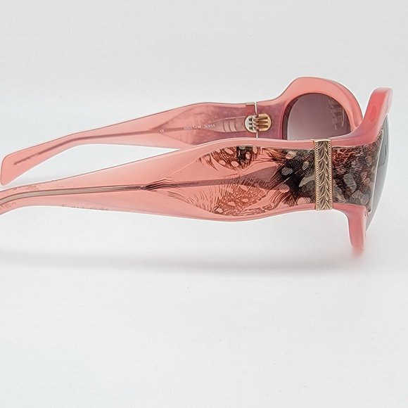 Sama Badgley Mischka Sofia Crystal Pink Gold Frame Grey Gradient Lens Sunglasses main image 11